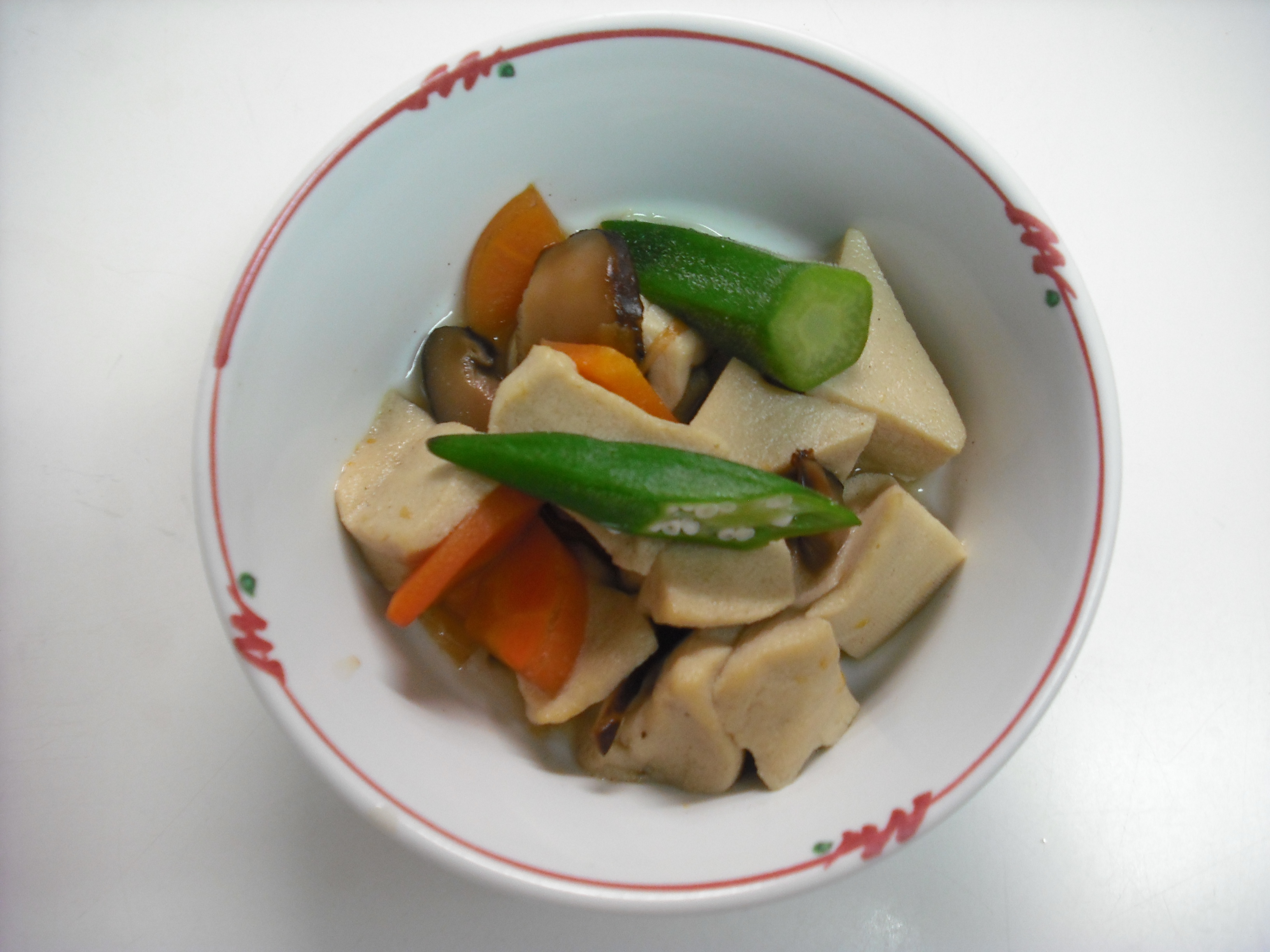 高野豆腐の含め煮　普通食