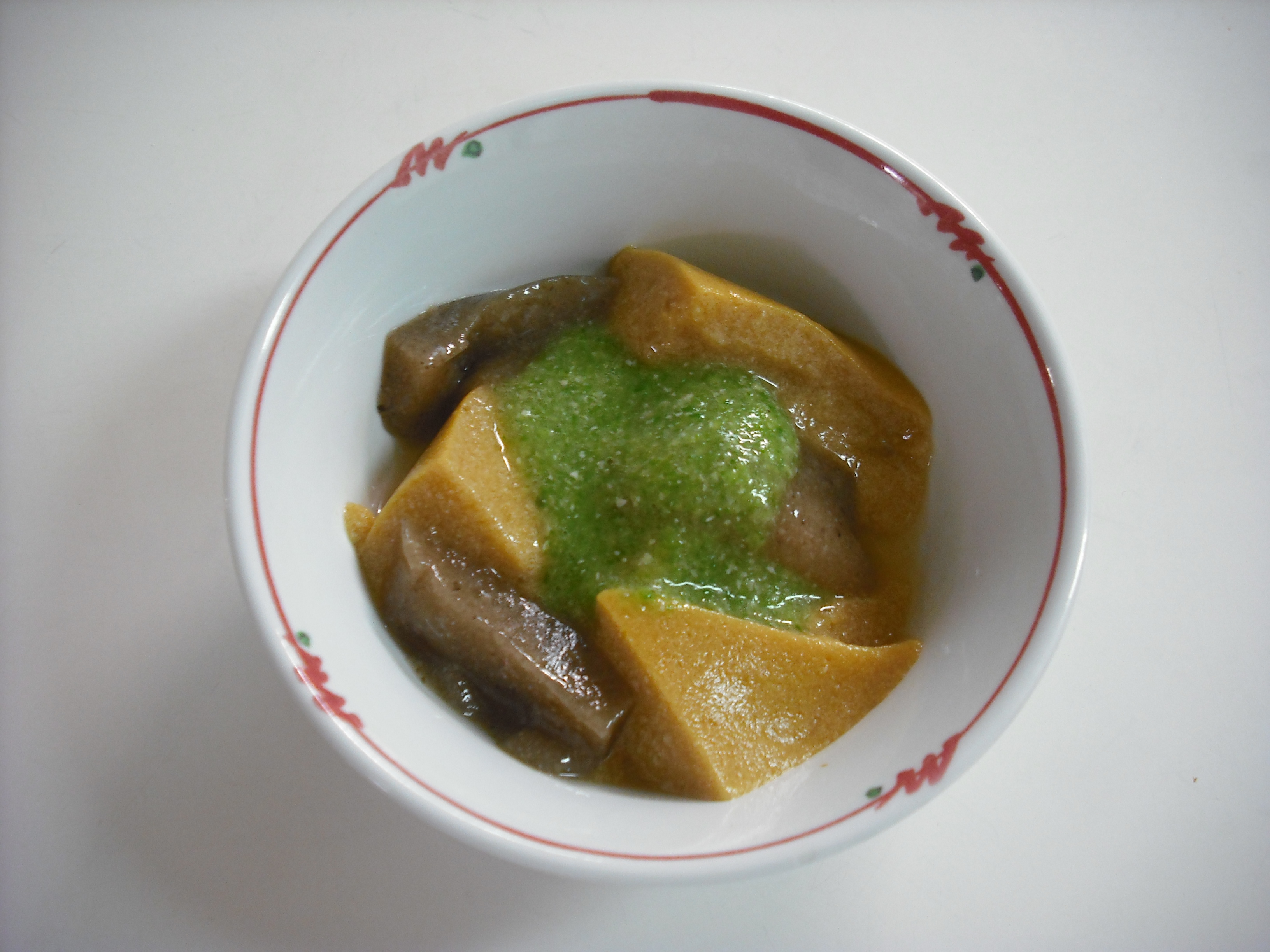 高野豆腐の含め煮　ソフト食